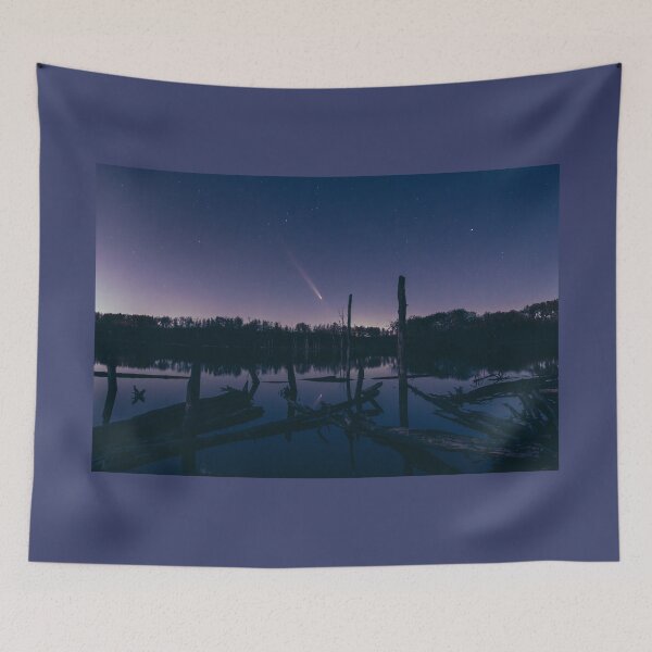 Item preview, Comet Tsuchinshan–ATLAS Reflected in Lake designed and sold by Amy Mitchell.
