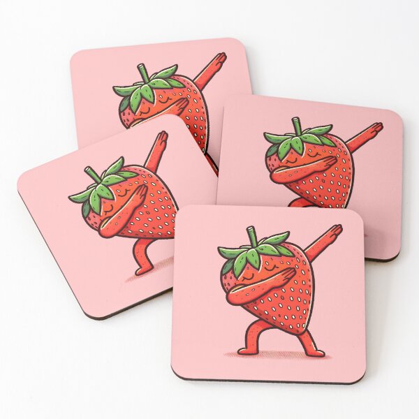 Item preview, Dabbing Strawberry Kawaii Style Fruit Dab Funny Gift for Teenager Kid Gift for Someone Who Loves Strawberries designed and sold by Gay-Koala.
