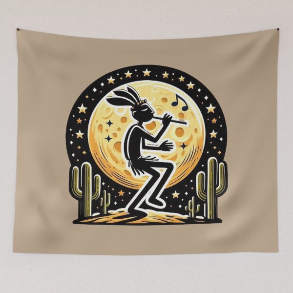 Item preview, Indigenous Native American Kokopelli designed and sold by Myra365Art.