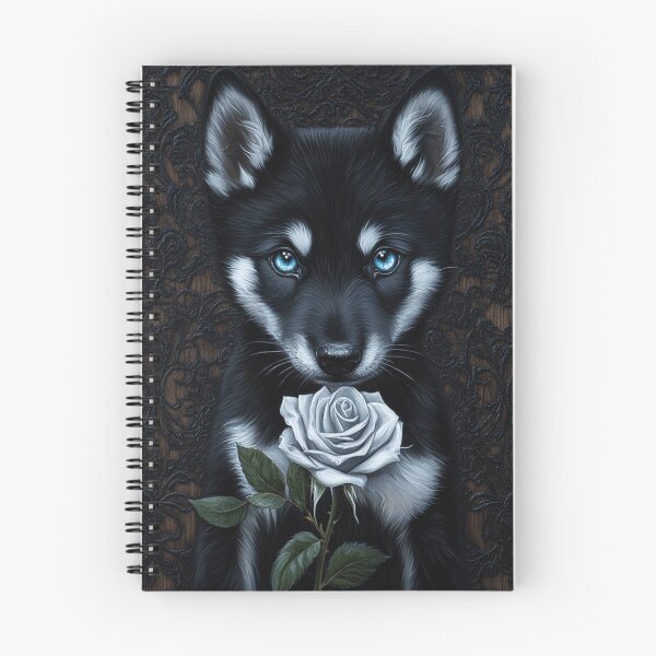 Item preview, The Tamaskan Wolfdog’s Rose Moment designed and sold by Nocturne  Paws.