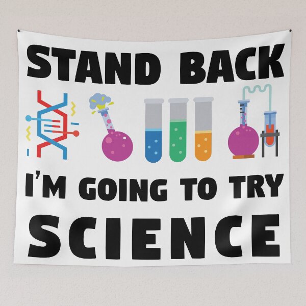 Item preview, Retroceda - Voy a intentar CIENCIA designed and sold by ScienceQuotes.
