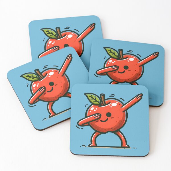 Item preview, Dabbing Apple Kawaii Style Fruit Dab Funny Gift for Teacher Gift for Someone Who Loves Apples designed and sold by Gay-Koala.
