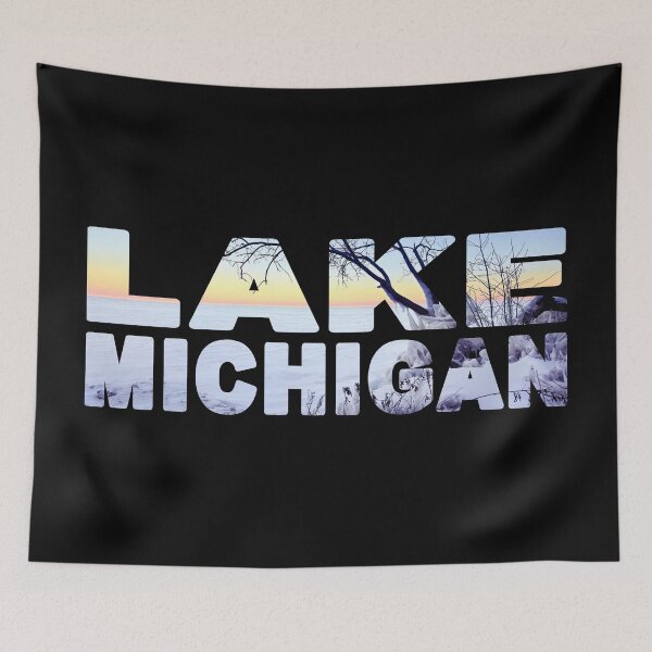 Item preview, LAKE MICHIGAN - USA Frozen Lake mid Winter Sunrise designed and sold by Adam Gormley.