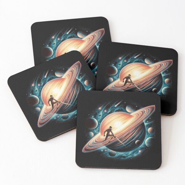 Item preview, Alien on Saturn Deep Space designed and sold by Myra365Art.