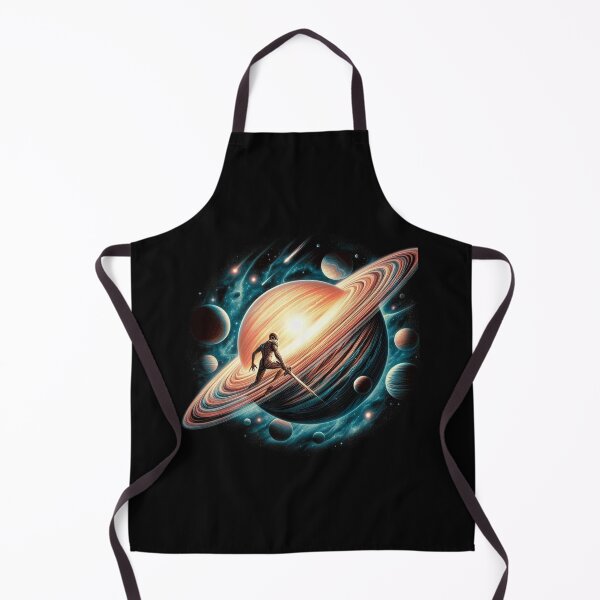 Item preview, Alien on Saturn Deep Space designed and sold by Myra365Art.
