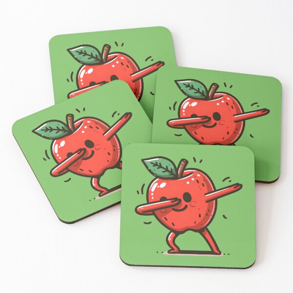 Item preview, Dabbing Apple Kawaii Style Fruit Dab Funny Gift for Teacher Gift for Someone Who Loves Apples designed and sold by Gay-Koala.