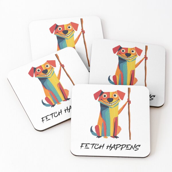 Item preview, Fetch Happens: Funny Mischievous Dog Design designed and sold by AtlanticAvenue.