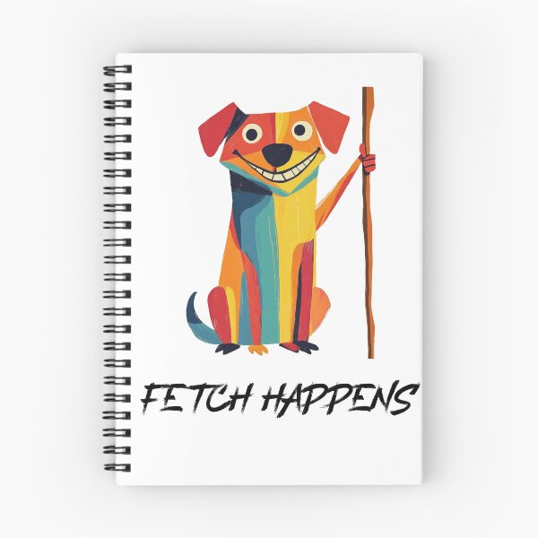 Item preview, Fetch Happens: Funny Mischievous Dog Design designed and sold by AtlanticAvenue.