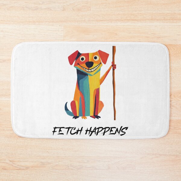 Item preview, Fetch Happens: Funny Mischievous Dog Design designed and sold by AtlanticAvenue.