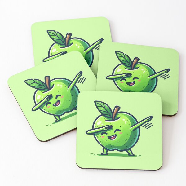Item preview, Dabbing Green Apple Kawaii Style Fruit Dab Funny Gift for Teacher Gift for Best Teacher Appreciation designed and sold by Gay-Koala.