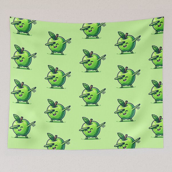 Item preview, Dabbing Green Apple Kawaii Style Fruit Dab Funny Gift for Teacher Gift for Best Teacher Appreciation designed and sold by Gay-Koala.
