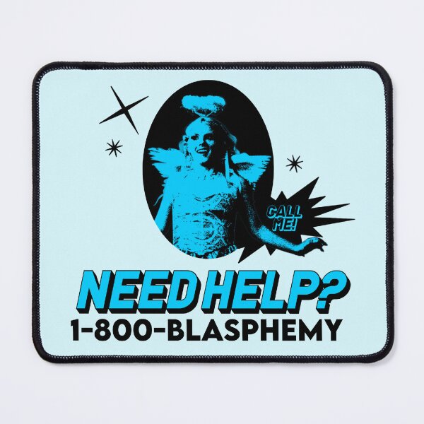 Item preview, Blue Blasphemy Poster Meg Smith designed and sold by Morton Designs.