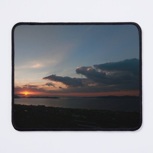 Item preview, Moody sunset over the seto inland sea, ehime, Japan. designed and sold by Japaholic.