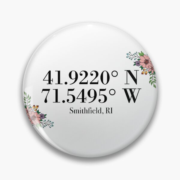 Item preview, Smithfield, RI Coordinates designed and sold by mynameisliana.