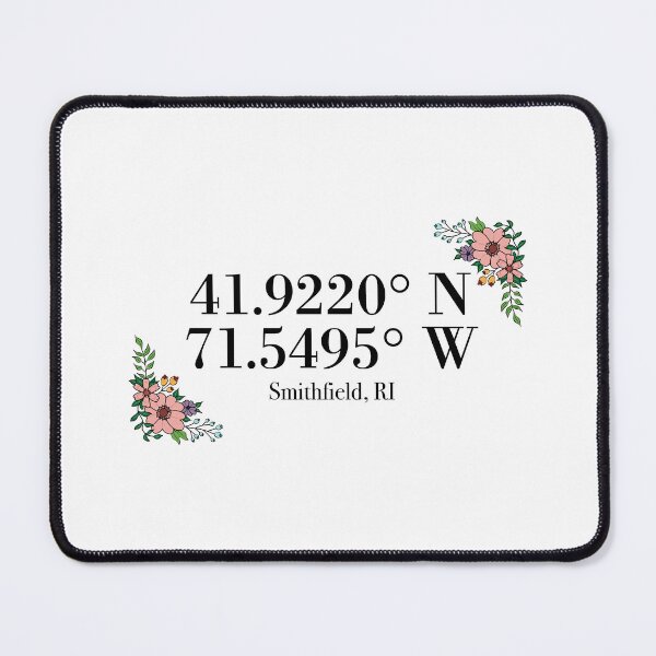Item preview, Smithfield, RI Coordinates designed and sold by mynameisliana.