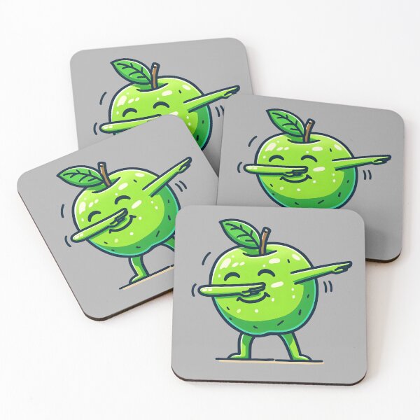 Item preview, Dabbing Green Apple Kawaii Style Fruit Dab Funny Gift for Teacher Gift for Best Teacher Appreciation designed and sold by Gay-Koala.