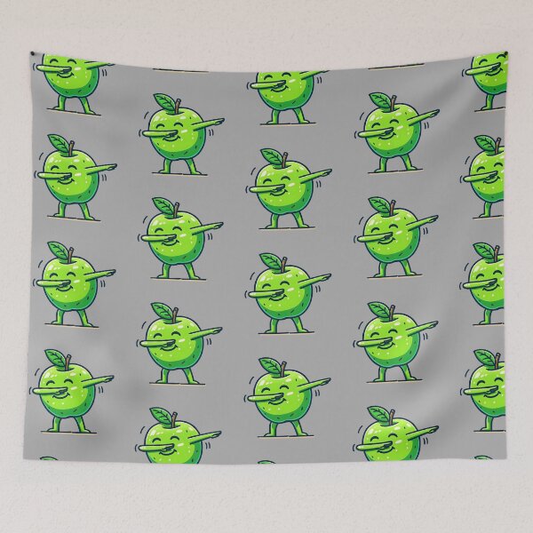 Item preview, Dabbing Green Apple Kawaii Style Fruit Dab Funny Gift for Teacher Gift for Best Teacher Appreciation designed and sold by Gay-Koala.