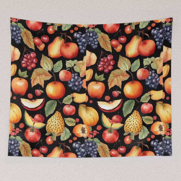 Item preview, Autumn Colorful Fruits Pattern designed and sold by Jasava Shop.