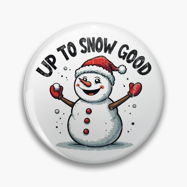 Item preview, Up To Snow Good - Funny Christmas Snowman designed and sold by The AI Art Gallery.