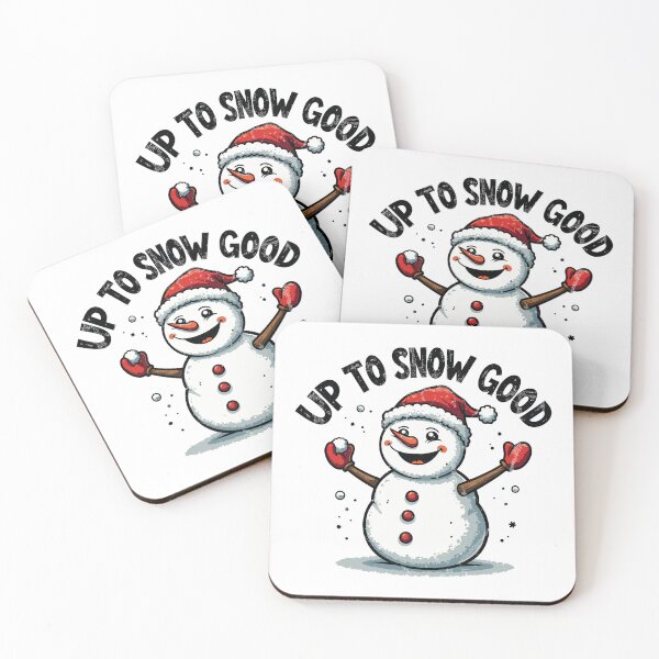 Item preview, Up To Snow Good - Funny Christmas Snowman designed and sold by The AI Art Gallery.