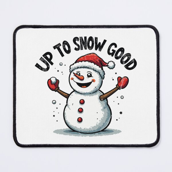 Item preview, Up To Snow Good - Funny Christmas Snowman designed and sold by The AI Art Gallery.