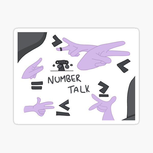 Number Talk Sticker