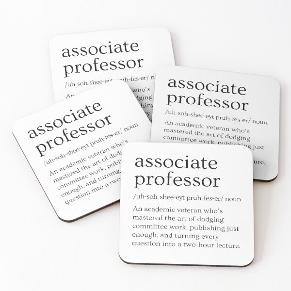 Item preview, Funny Associate Professor Definition | Tenure Gift | Tenured Professor Gift | Professor Promotion Gift designed and sold by jadedscientist.
