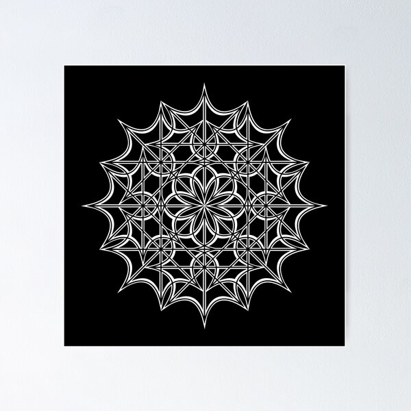 Item preview, Geometric Flowering Mandala designed and sold by Deometry369.