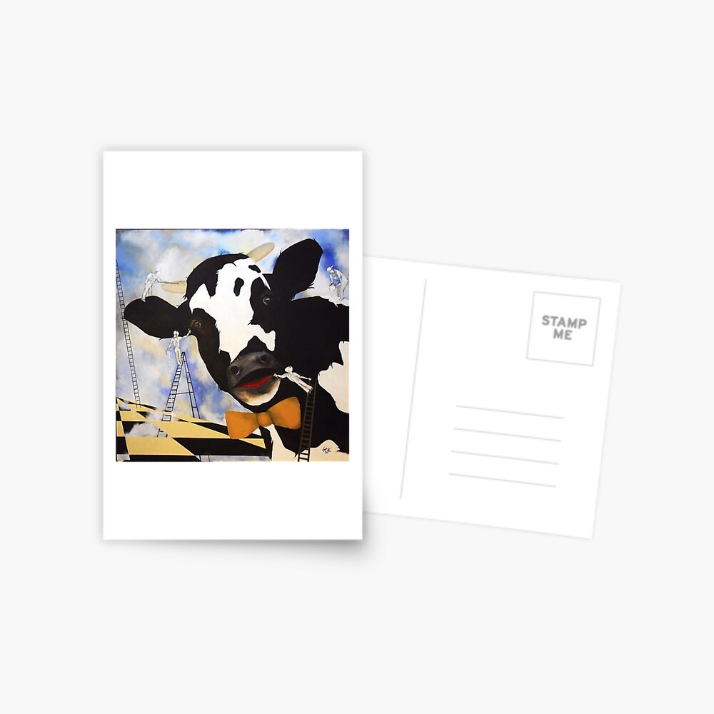 We Should Paint a Giant Cow Postcard