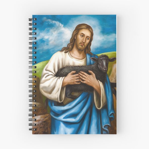 Item preview, JESUS HOLDING A BLACK SHEEP designed and sold by Obinne.