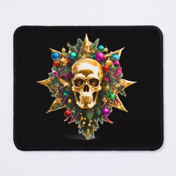 Item preview, Christmas Gold Skull as holidays "decoration" designed and sold by Atarac.