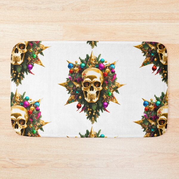 Item preview, Christmas Gold Skull as  holidays "decoration"  designed and sold by Atarac.