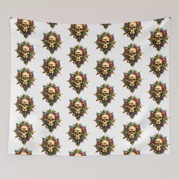 Item preview, Christmas Gold Skull as  holidays "decoration"  designed and sold by Atarac.