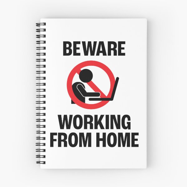 Item preview, Beware working from home designed and sold by papermintstudio.