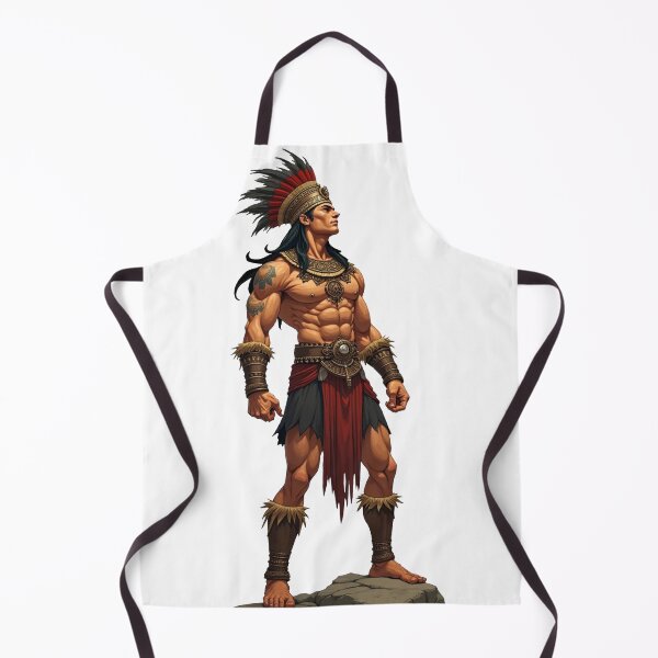 Item preview, warrior with Aztec touches. designed and sold by JonelleTshirts.