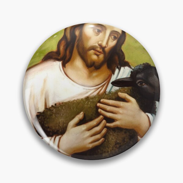 Item preview,  JESUS HOLDING A BLACK LAMB  designed and sold by Obinne.