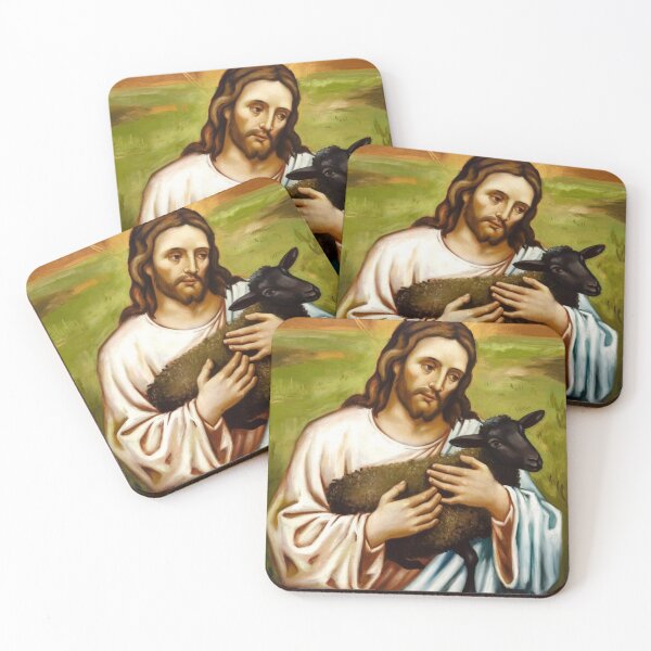 Item preview,  JESUS HOLDING A BLACK LAMB  designed and sold by Obinne.