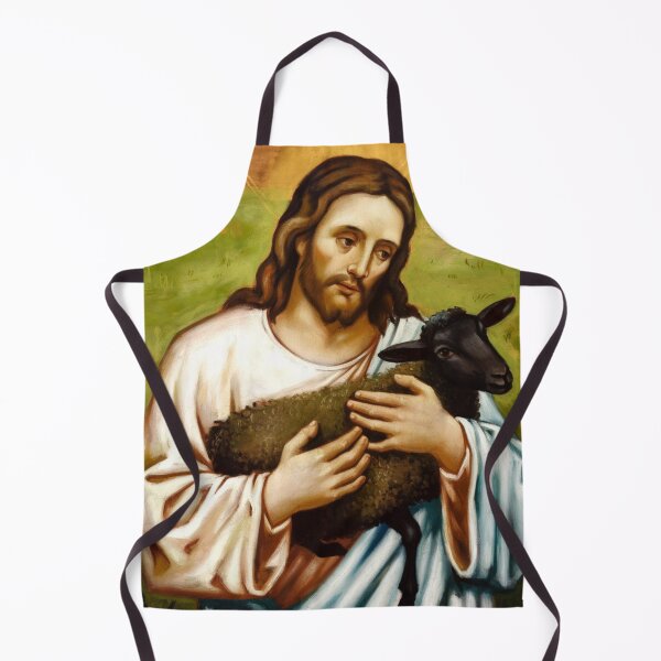 Item preview,  JESUS HOLDING A BLACK LAMB  designed and sold by Obinne.