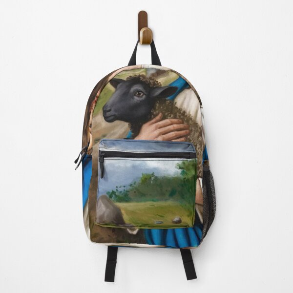 Item preview, PICTURE OF JESUS HOLDING A BLACK SHEEP designed and sold by Obinne.