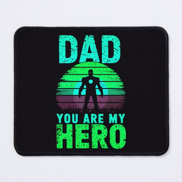 Item preview, Dad You Are My Hero Retro Quote Design designed and sold by TheArtOfPat.