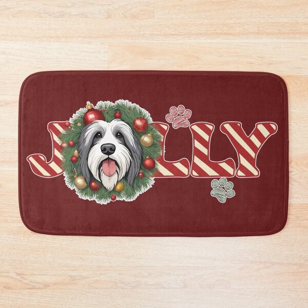 Item preview, Jolly Christmas - Bearded Collie Nose Edition designed and sold by GoodyPaws.
