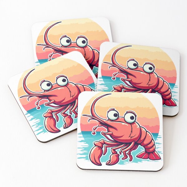 Item preview, Cherry Shrimp Sunset designed and sold by Brizvid.