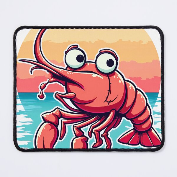Item preview, Cherry Shrimp Sunset designed and sold by Brizvid.