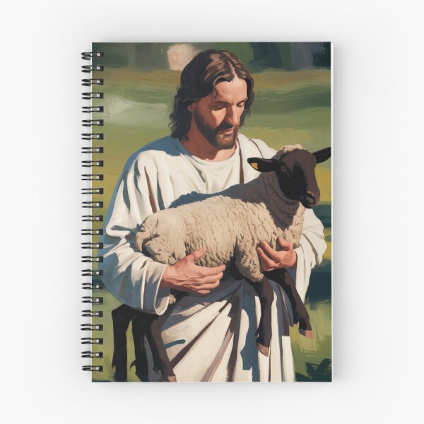 Item preview,  PICTURE OF JESUS HOLDING A BLACK LAMB  designed and sold by Obinne.
