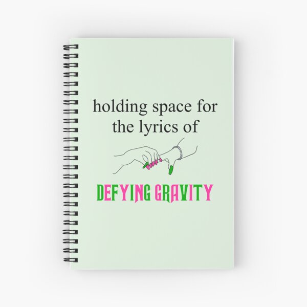 Item preview, holding space for the lyrics of defying gravity designed and sold by screamqueens.