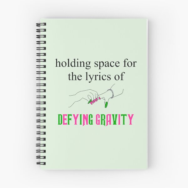 Item preview, holding space for the lyrics of defying gravity designed and sold by screamqueens.