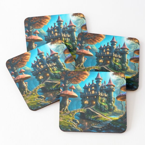 Item preview, Mushroom Grove Castle designed and sold by VisionGalaxyDesigns.