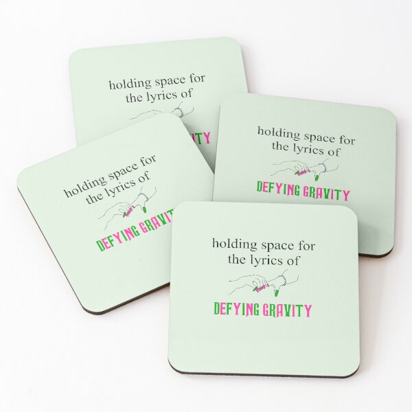 Item preview, holding space for the lyrics of defying gravity designed and sold by screamqueens.