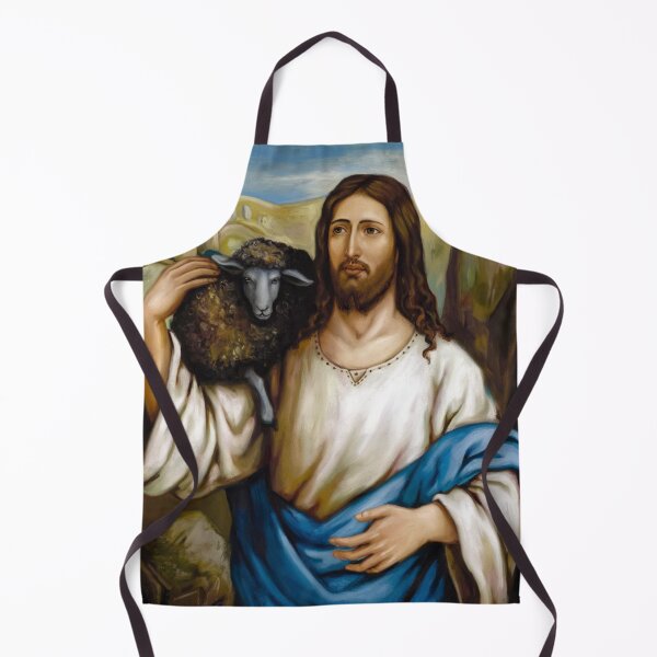 Item preview, CHRIST HOLDING A BLACK LAMB  designed and sold by Obinne.