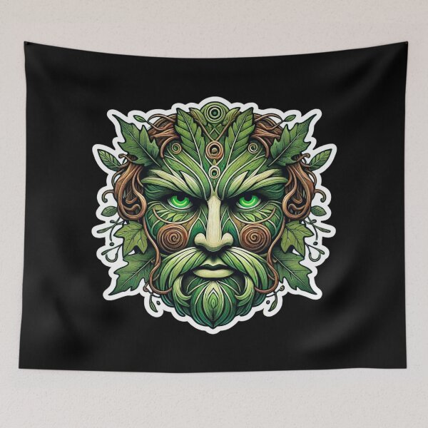 Item preview, Greenman Print designed and sold by PinUpPizzazz.